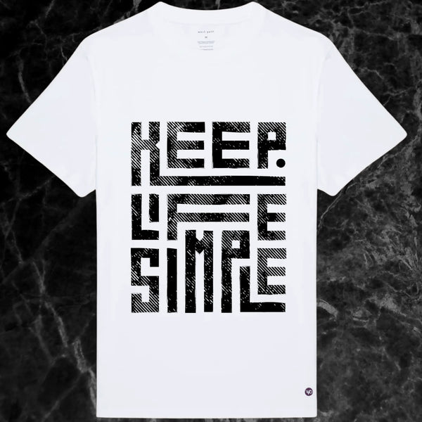 Keep Life Simple Minimalist Tee - Pairs One