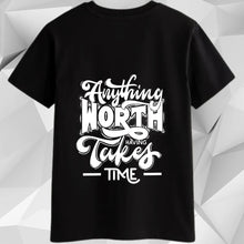 Worth The Wait Typography Tee - Pairs One