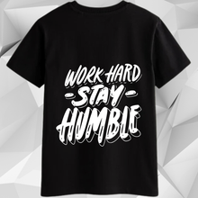 Work Hard 3D Typography Tee - Pairs One