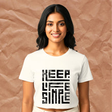 Keep Life Simple Minimalist Tee - Pairs One