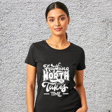 Worth The Wait Typography Tee - Pairs One