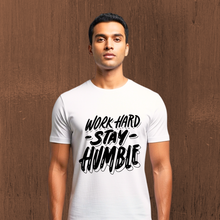 Work Hard 3D Typography Tee - Pairs One