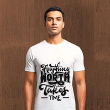 Worth The Wait Typography Tee - Pairs One