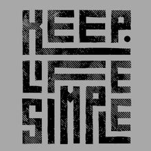 Keep Life Simple Minimalist Tee - Pairs One