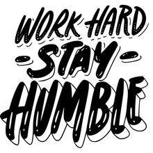 Work Hard 3D Typography Tee - Pairs One