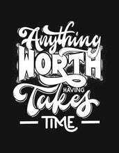 Worth The Wait Typography Tee - Pairs One